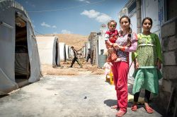 Syrische Flüchtlinge im Flüchtlingslager Dohuk