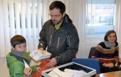 Freiwillige Briefträger der Bürgerstiftung Jena